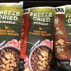 Acana Freeze-Dried Turkey Morsels 8-oz, Freeze-Dried Dog Food 3 bags bundle
